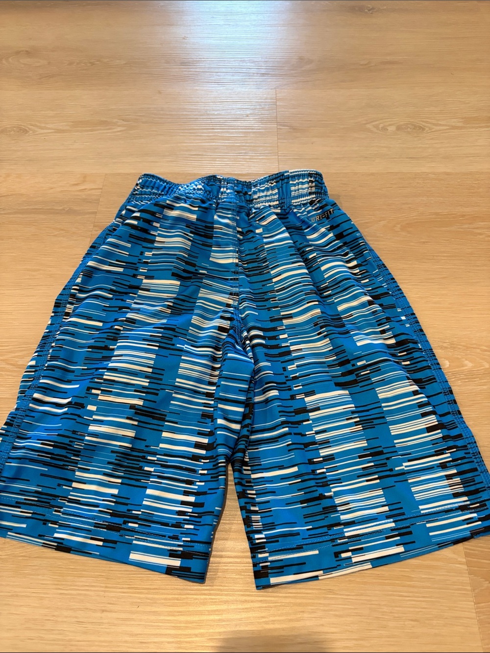 Nike Blue Multi-Stripe Performance Shorts - Picture 4 of 4